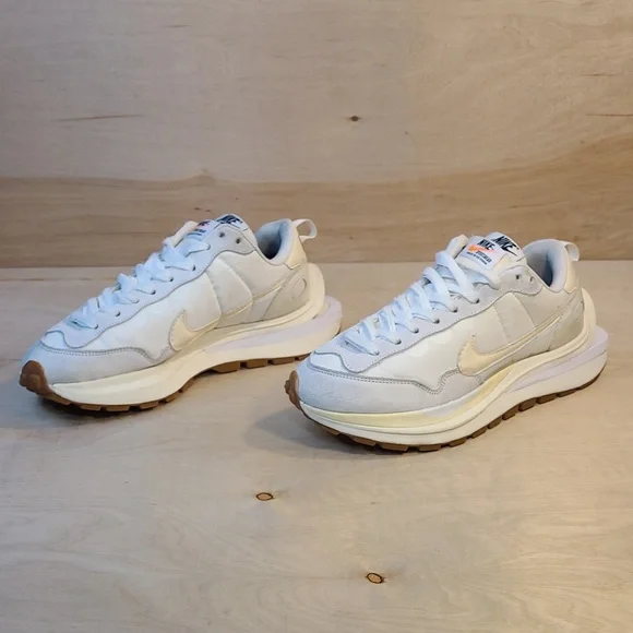 Nike x Sacai VaporWaffle Sail Gum Sneakers